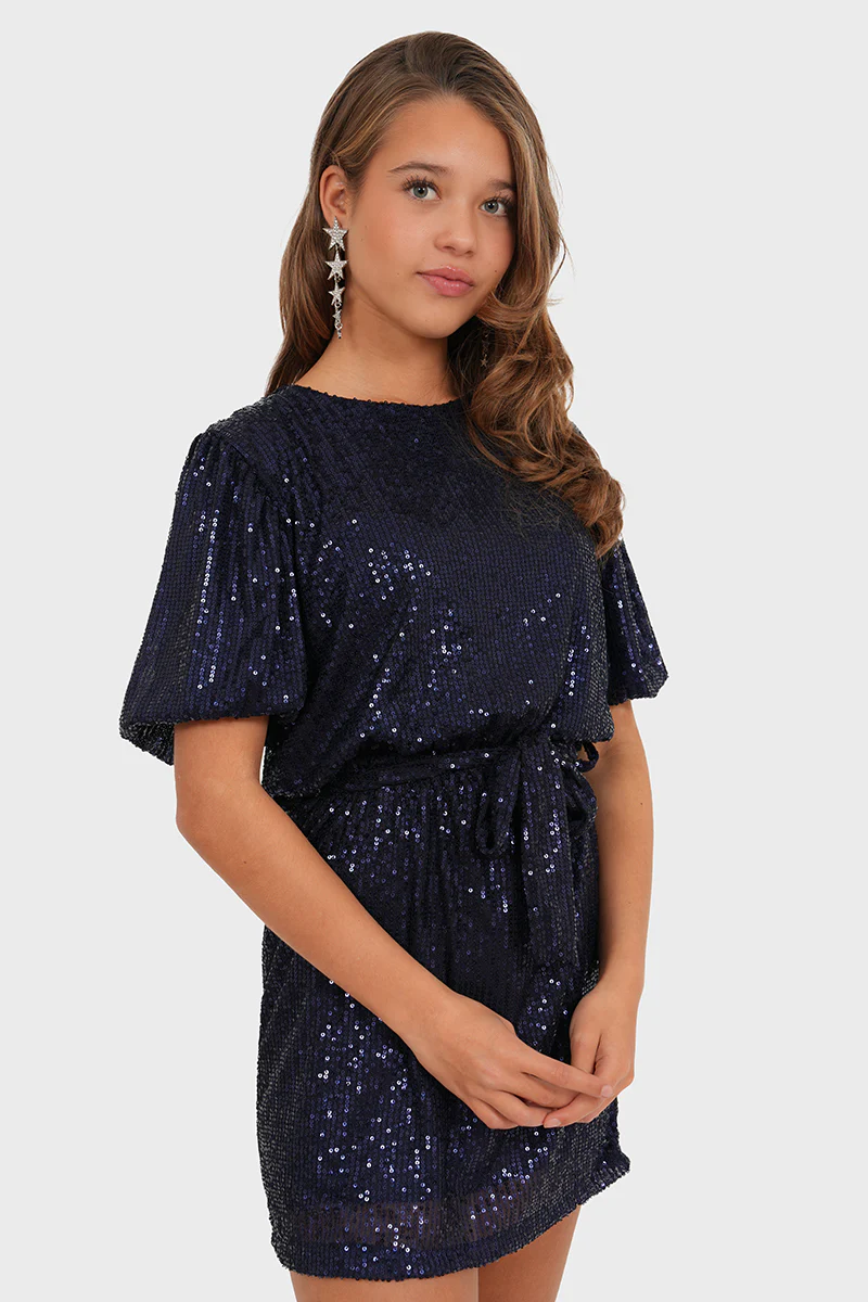 "Abby" dress navy - Image 3