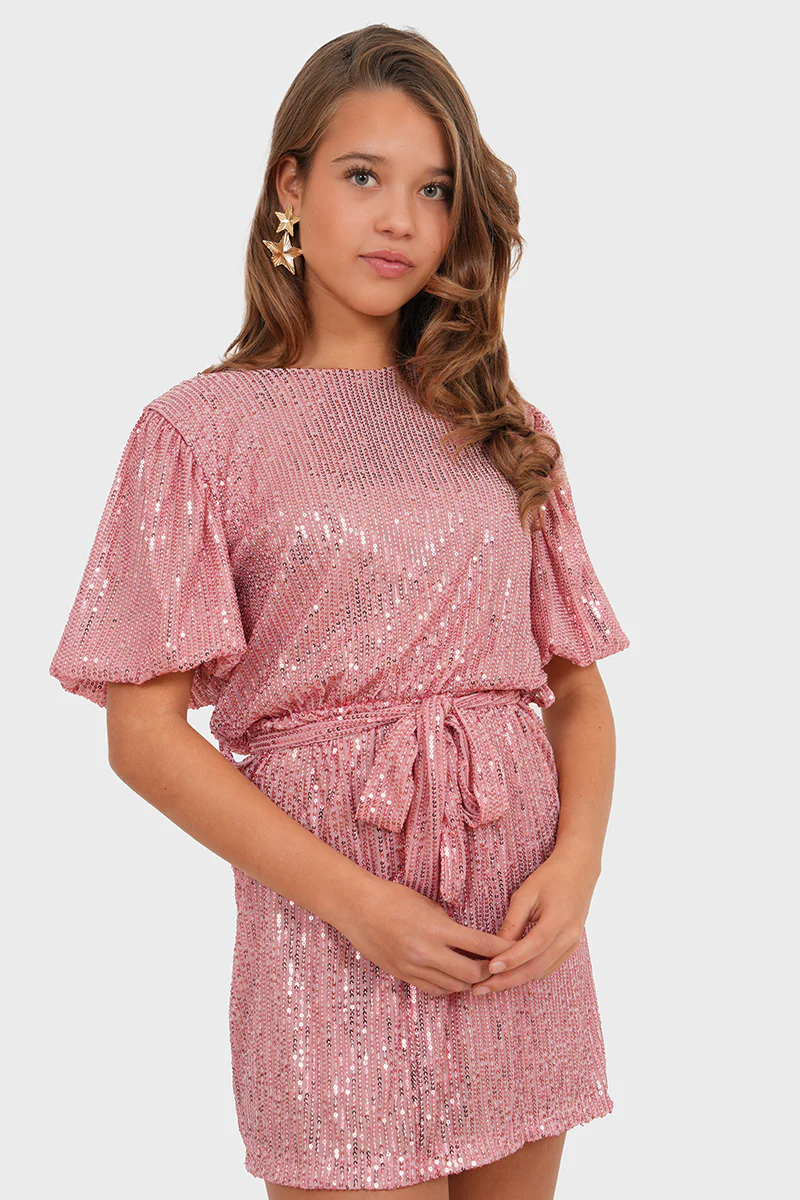 "Abby" dress pink - Image 3