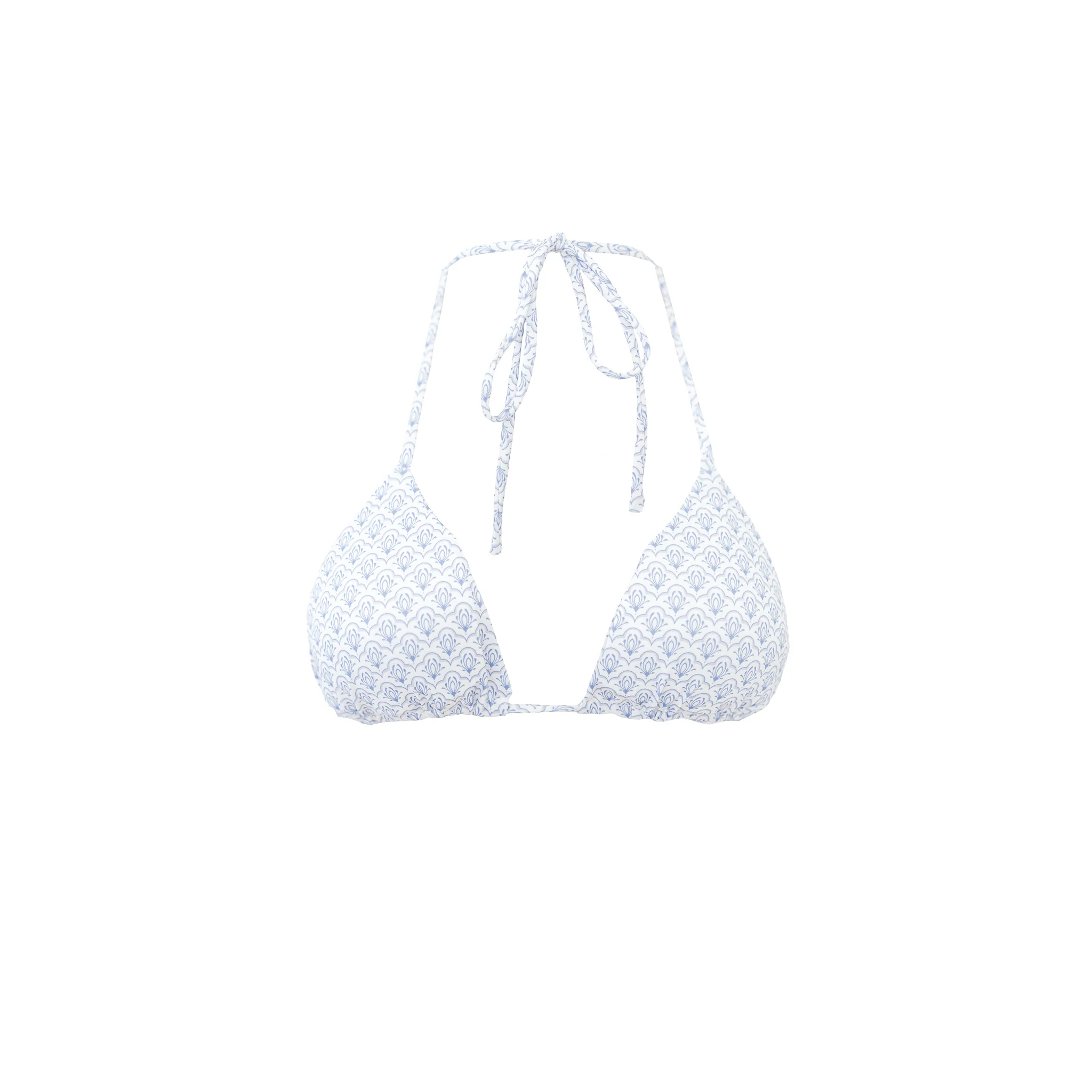 "Amalfi" bikini top blue - Image 5