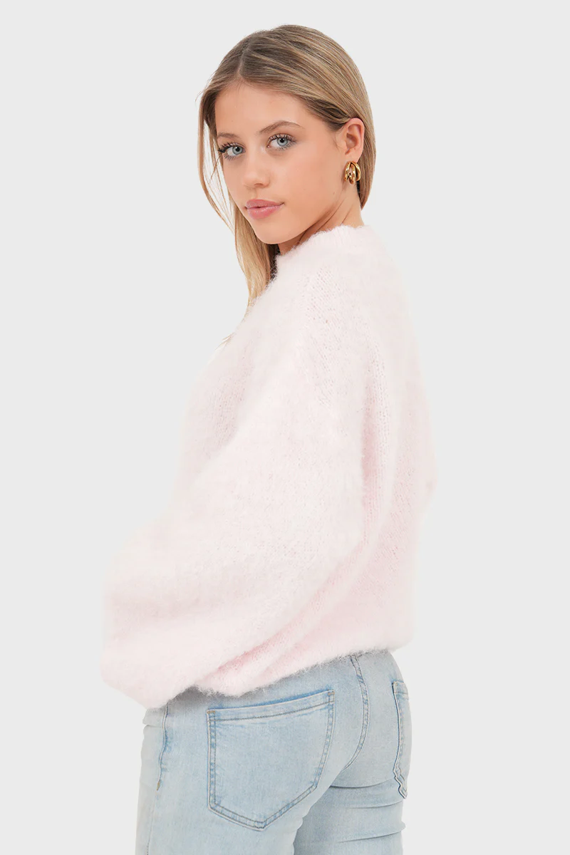 "Ame" sweater baby pink - Image 4