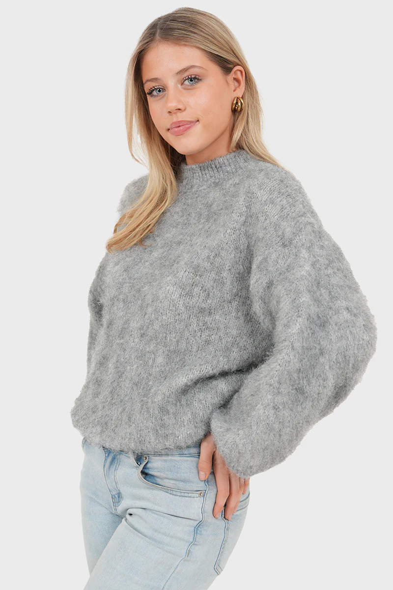 "Ame" sweater dark grey - Image 2
