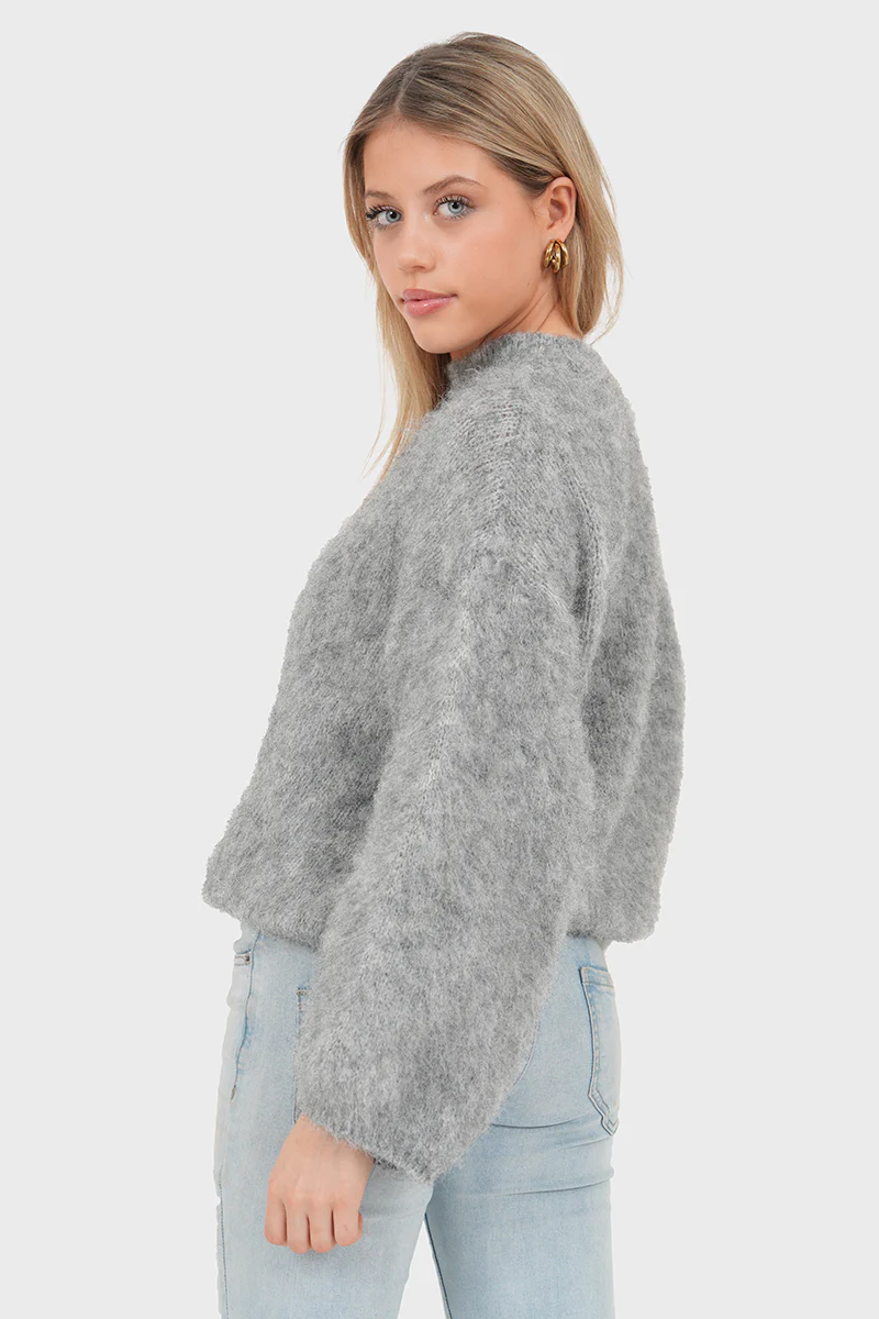 "Ame" sweater dark grey - Image 3