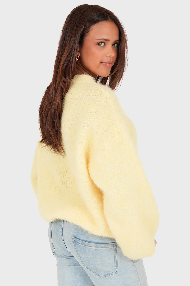 "Ame" sweater light yellow - Image 3