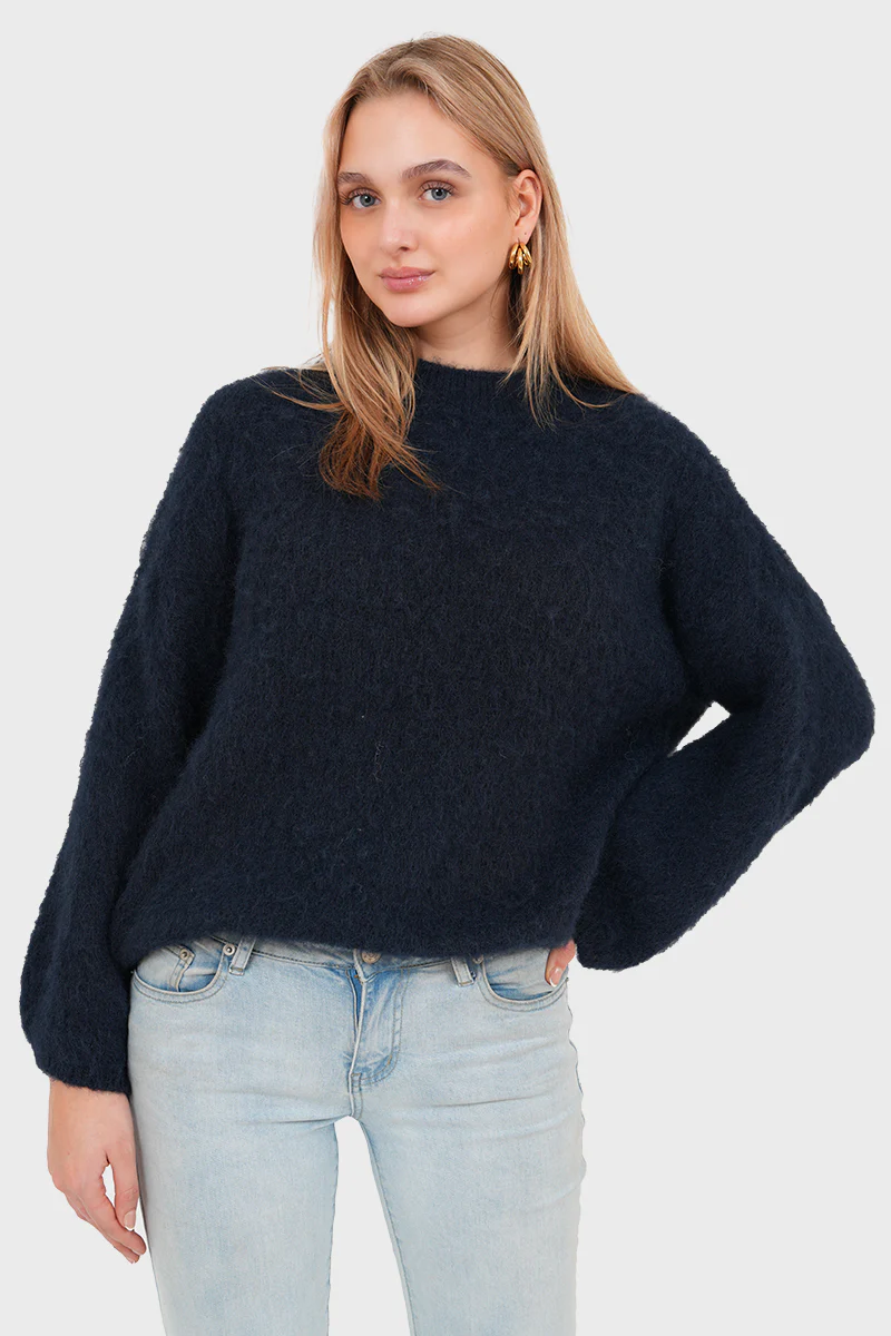 "Ame" sweater navy