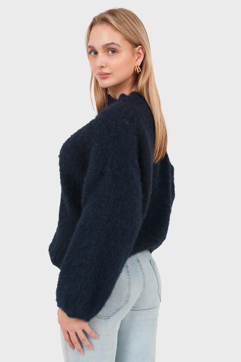 "Ame" sweater navy - Image 3