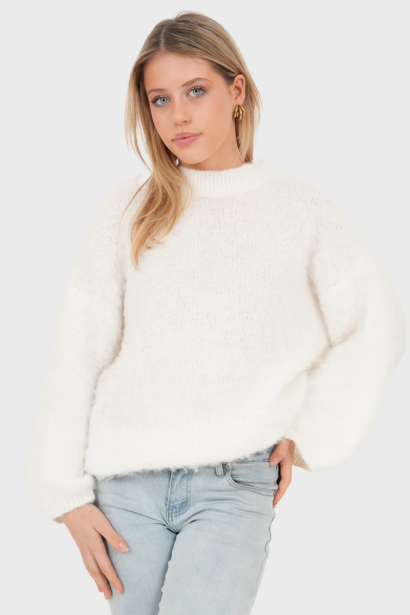 "Ame" sweater white - Image 3