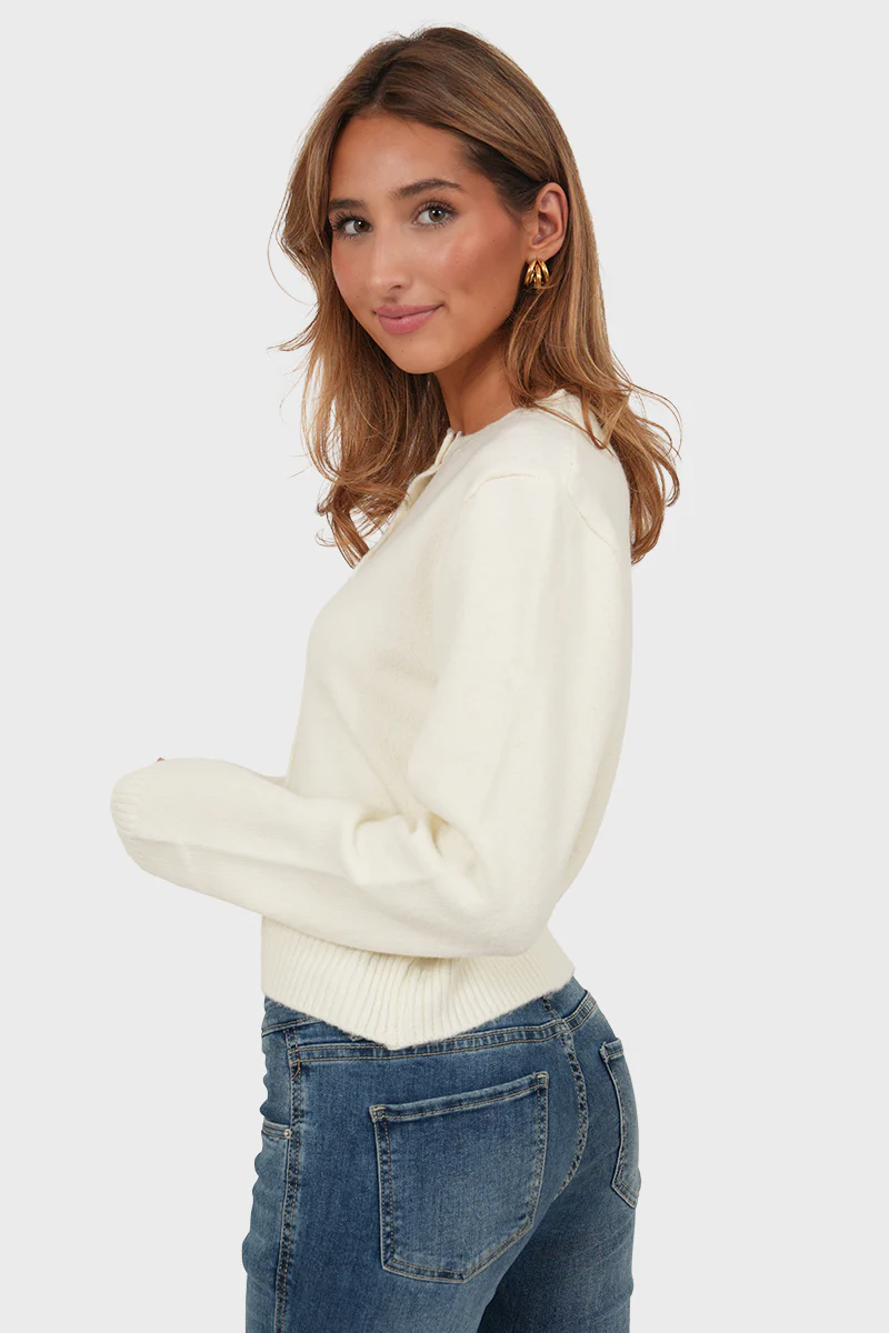 "Amelia" cardigan white - Image 2