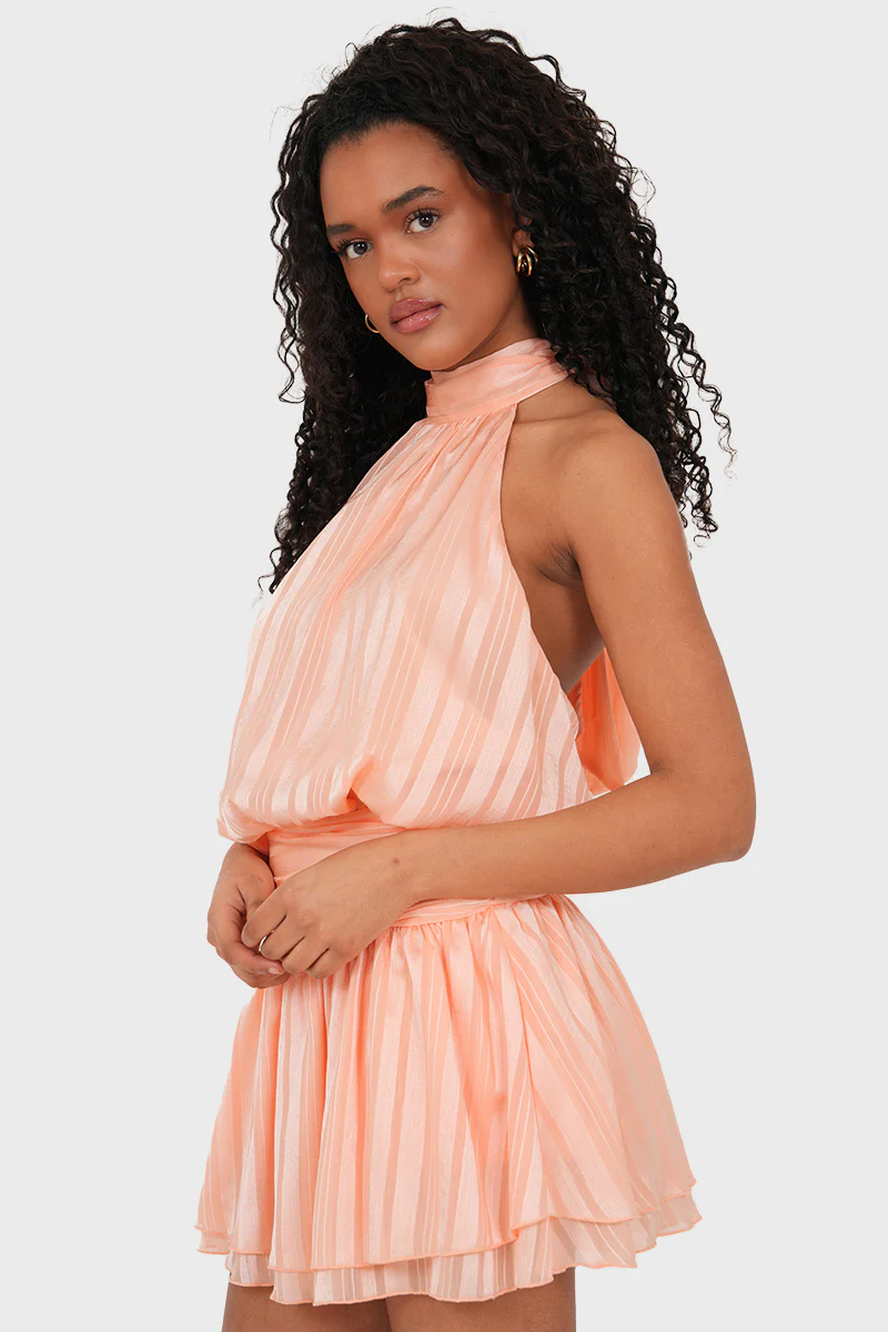 “Amelie” dress coral - Image 3