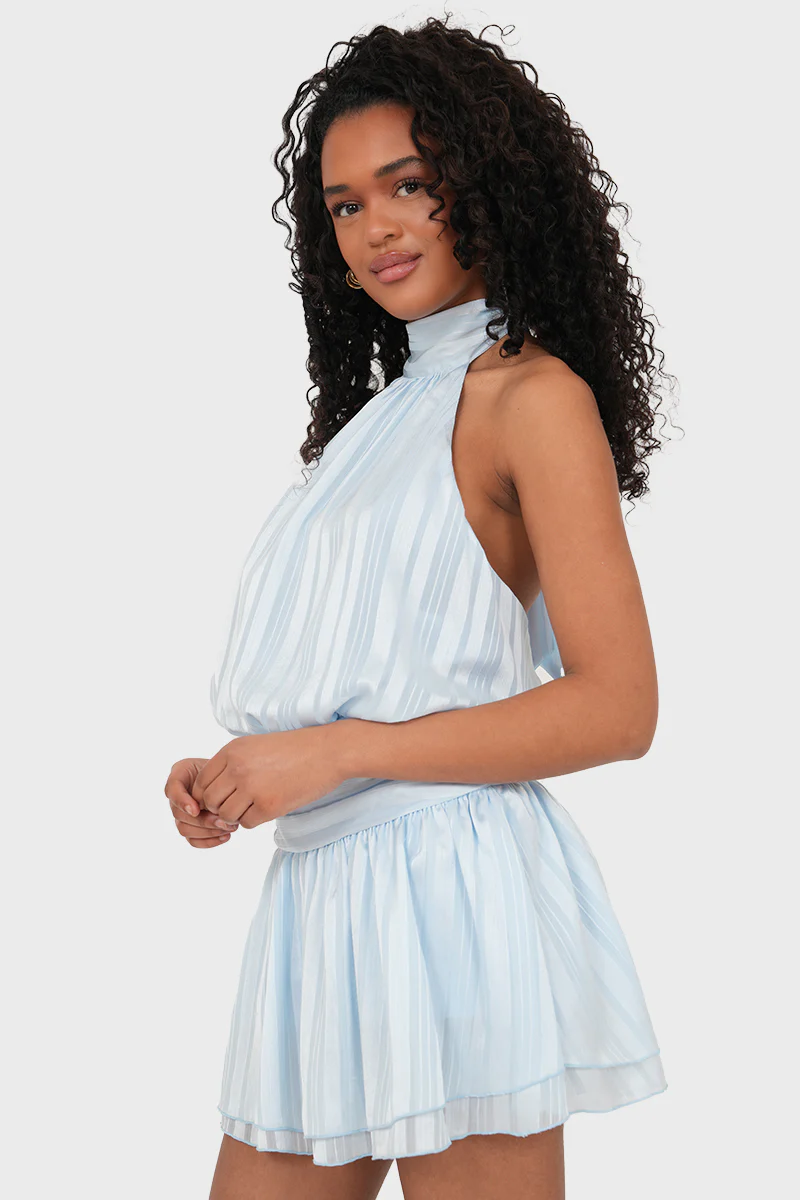 “Amelie” dress light blue - Image 3