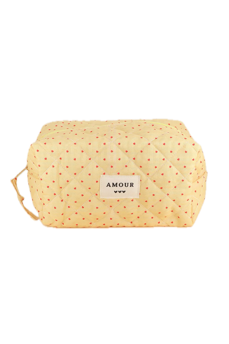"Amour" pouch yellow