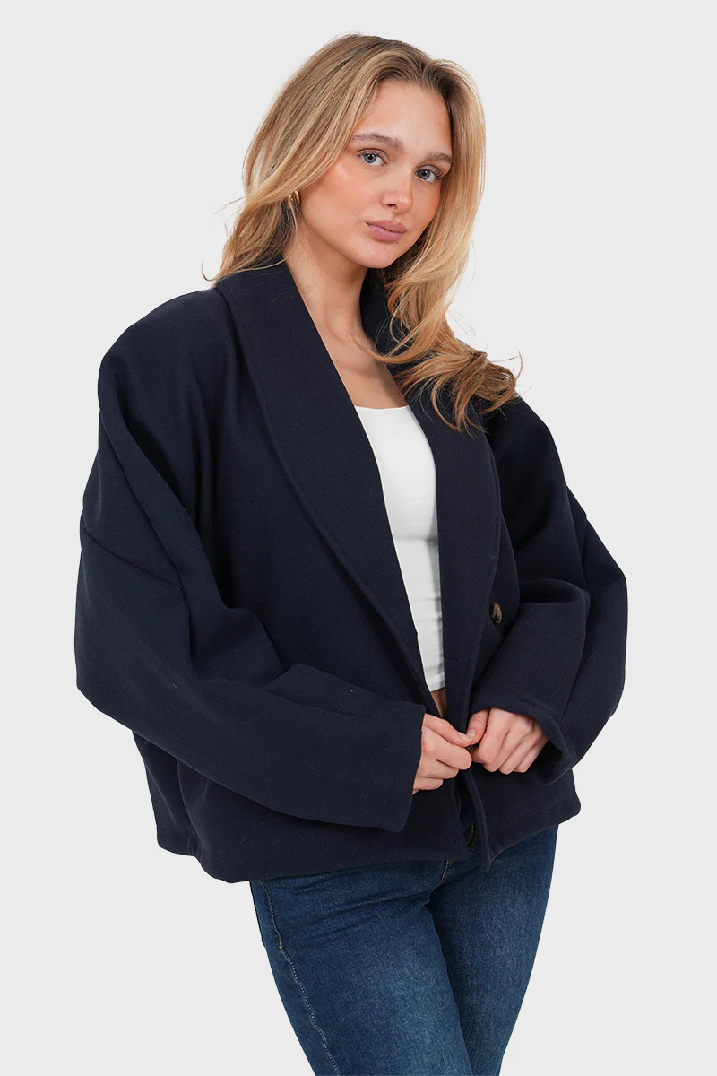 "Anna" jacket navy - Image 5