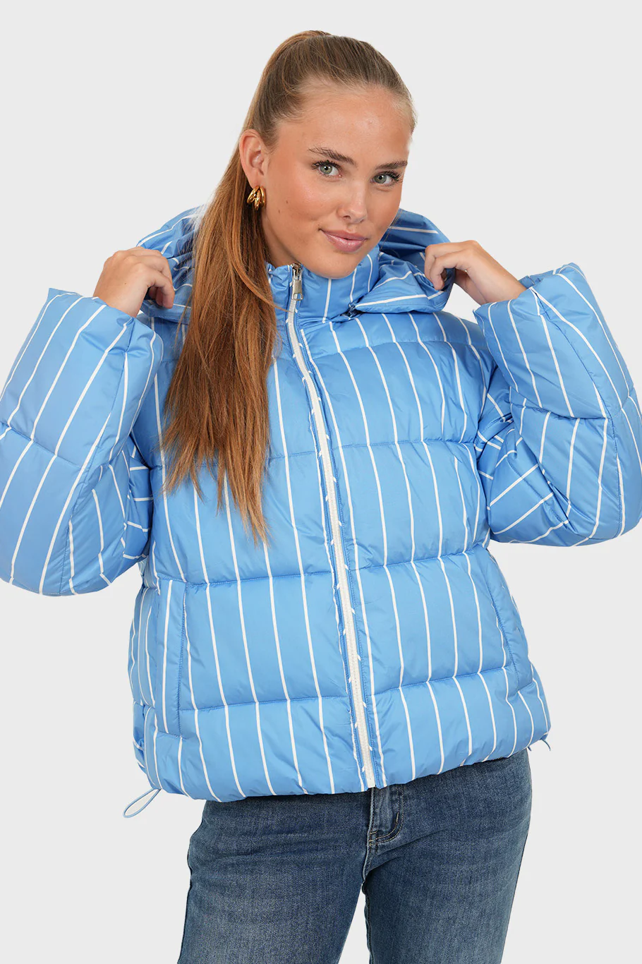 "Aspen" puffer jacket blue - Image 4