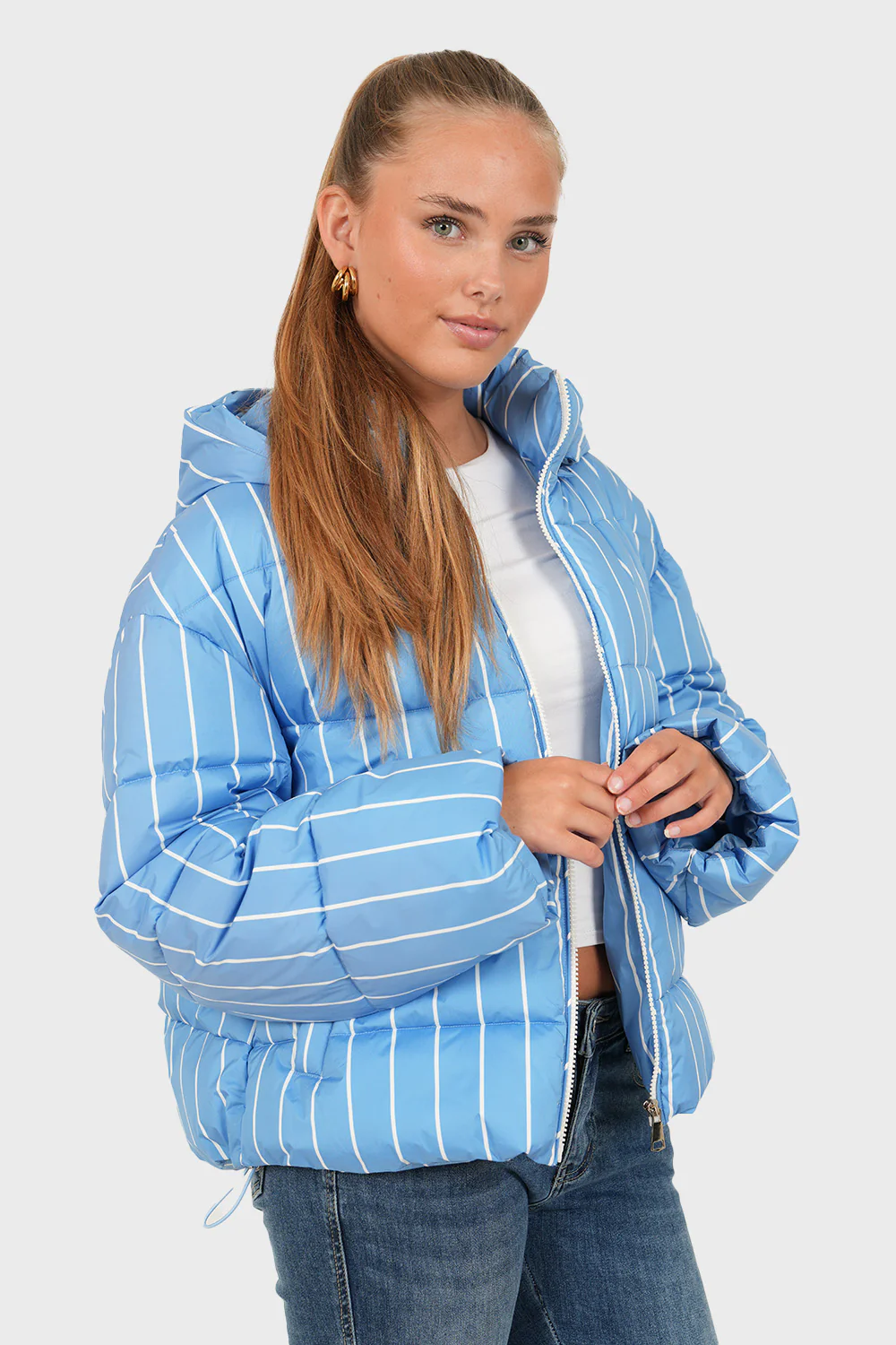 "Aspen" puffer jacket blue - Image 7