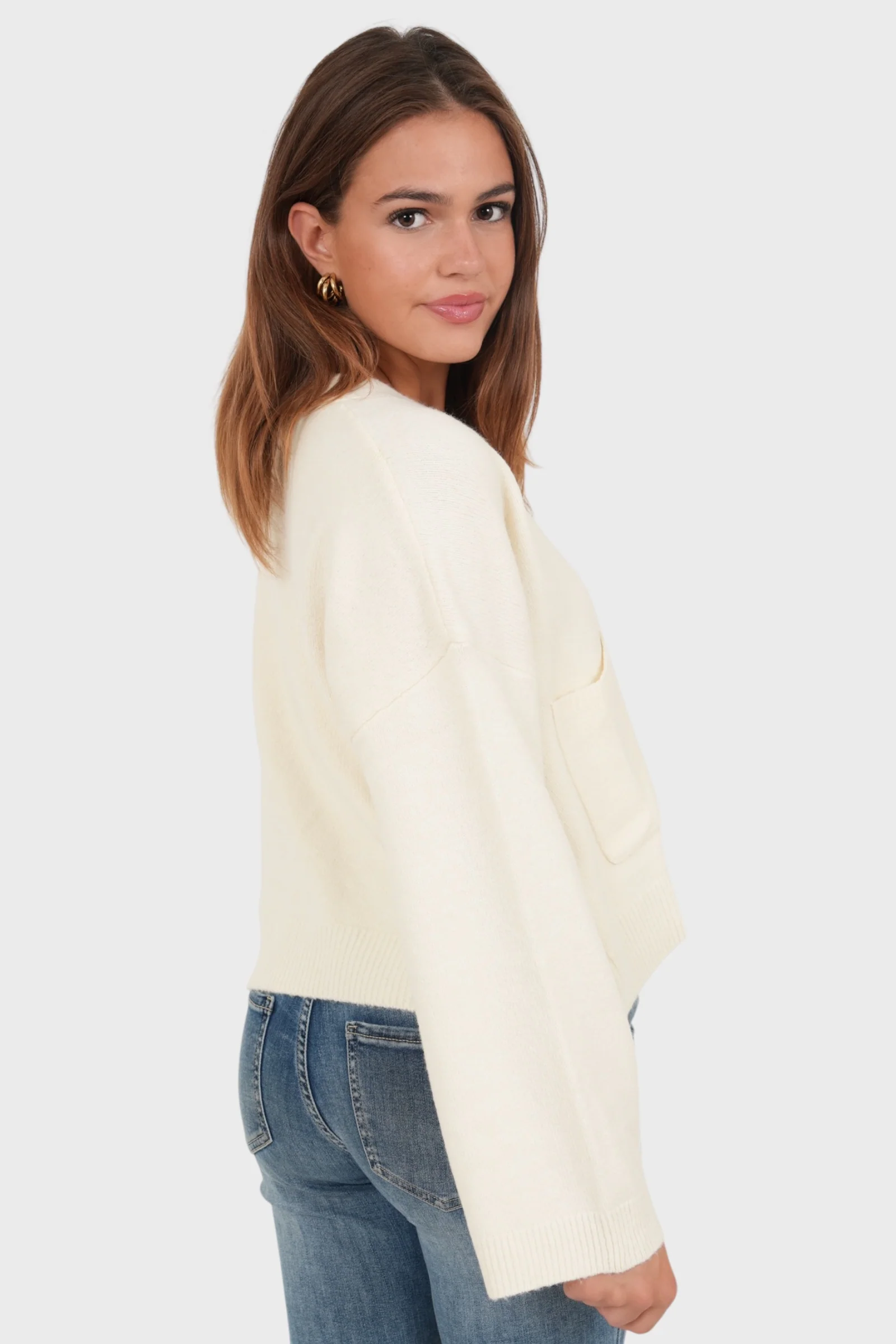 "Aurora" cardigan beige - Image 3