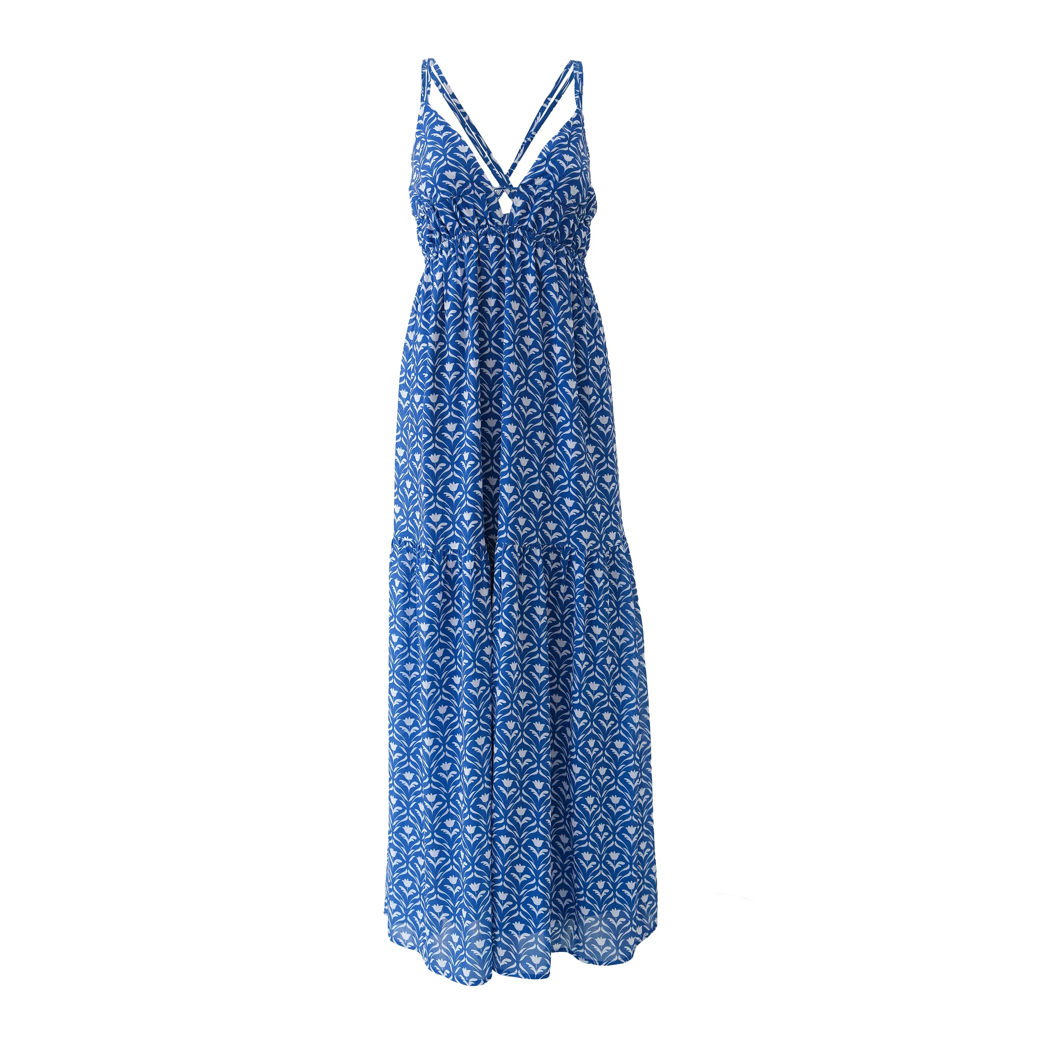 "Azore" dress blue - Image 5