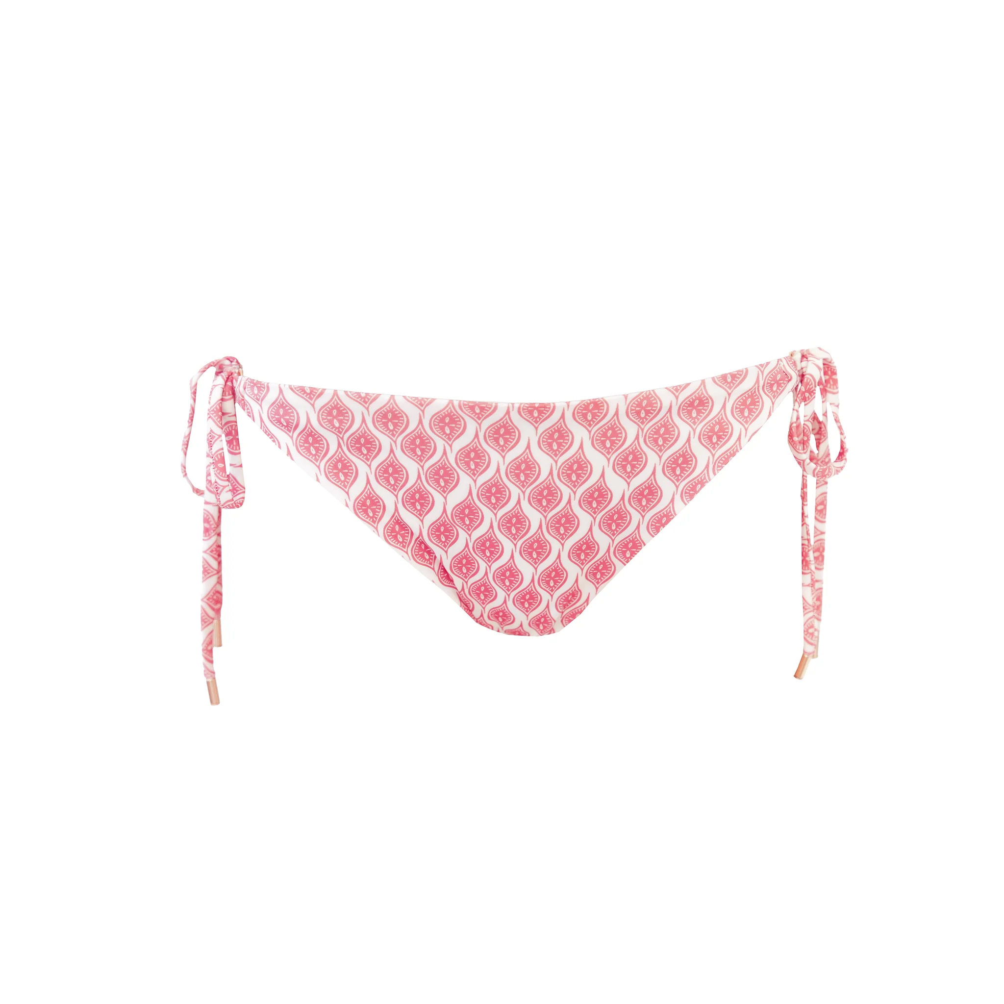"Bali" tied bikini bottom pink - Image 2