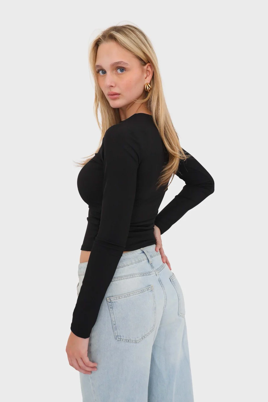 "Basic" top black - Image 2
