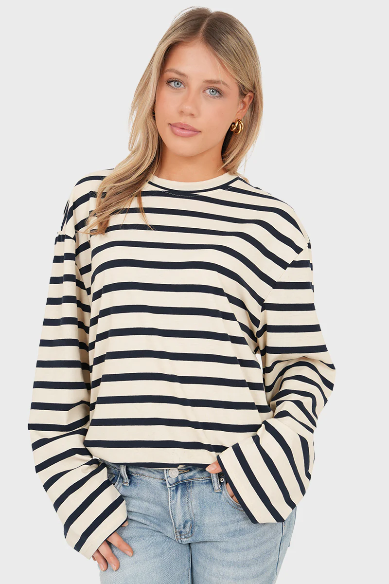 "Bibi" top blue