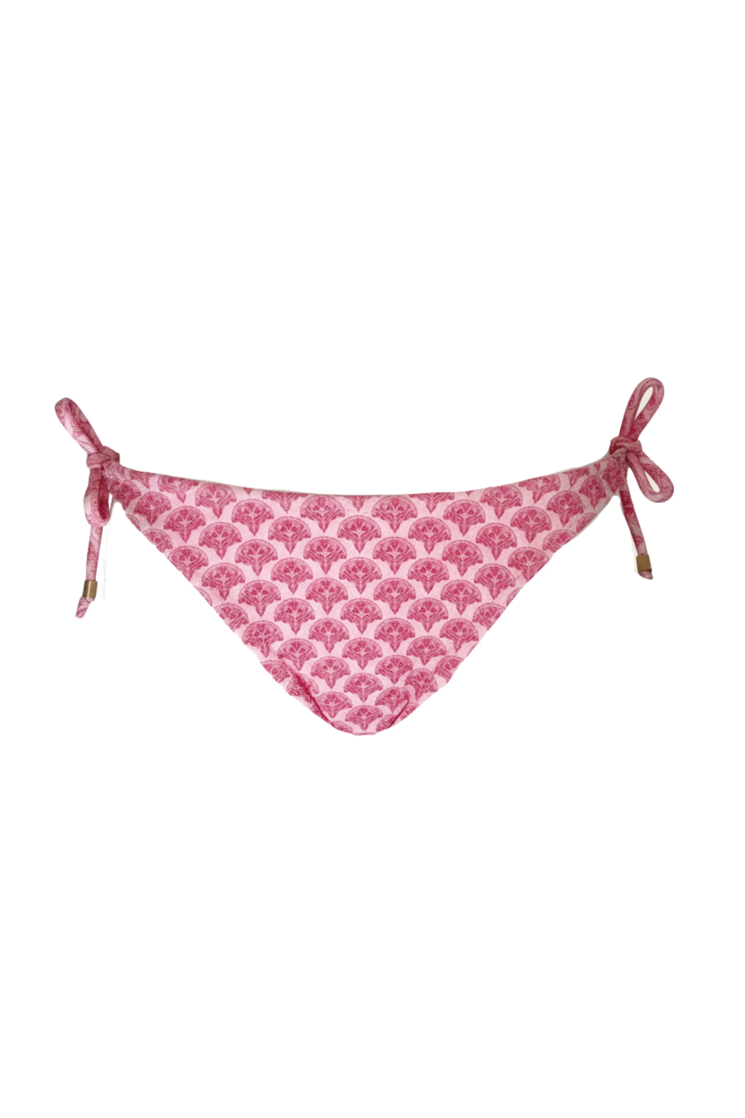 "Bloomy" tied bikini bottom pink - Image 3