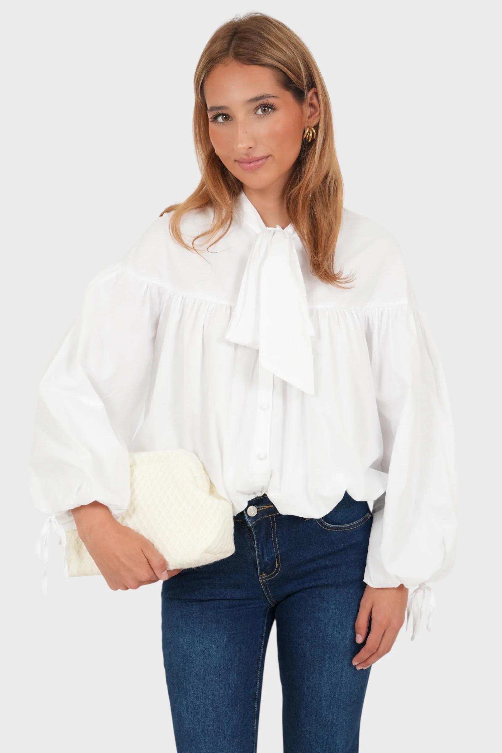 "Bonnie" clutch off white - Image 3