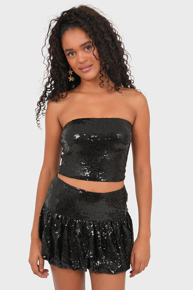 "Bright" skirt black