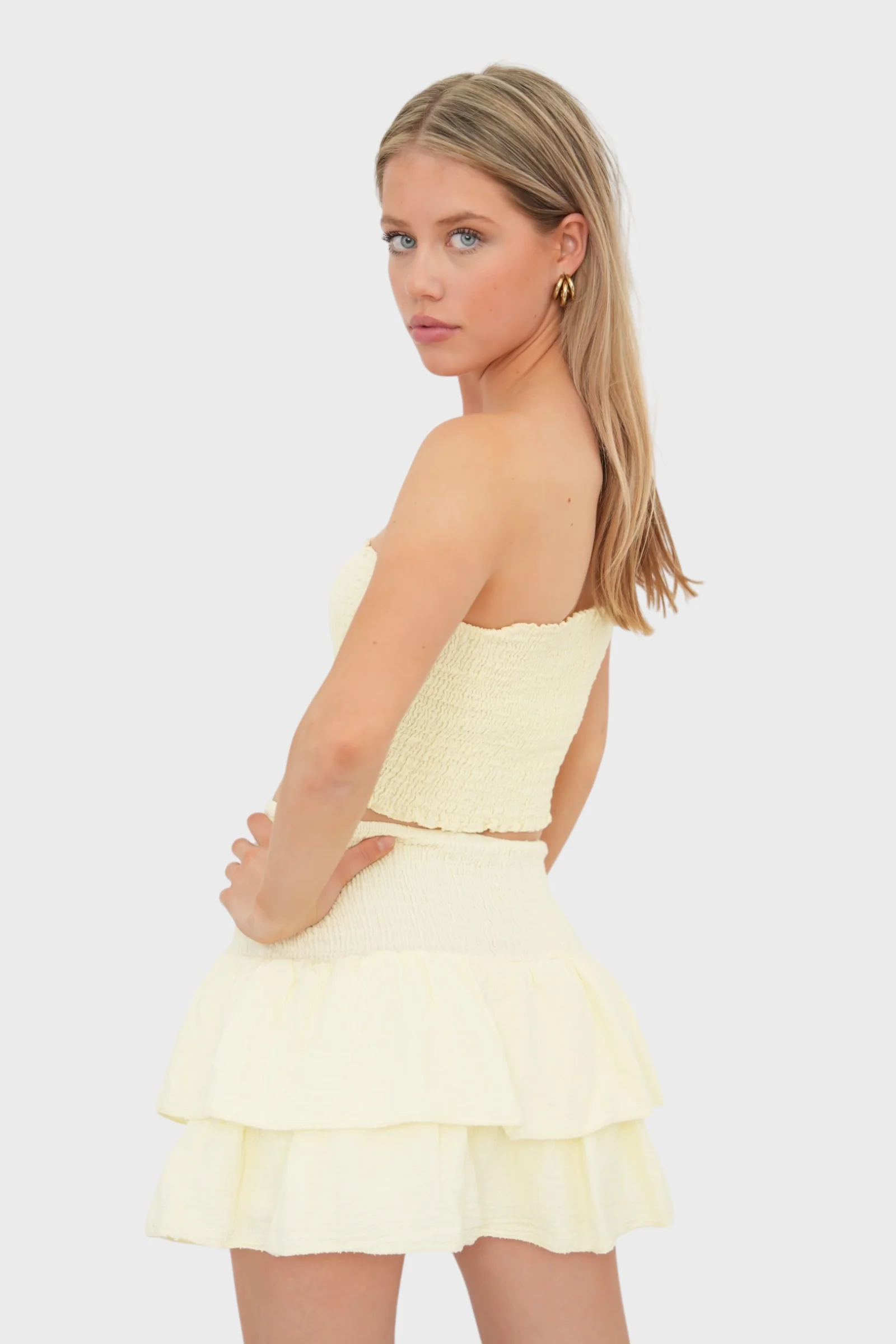 "Capri" tube top yellow - Image 2