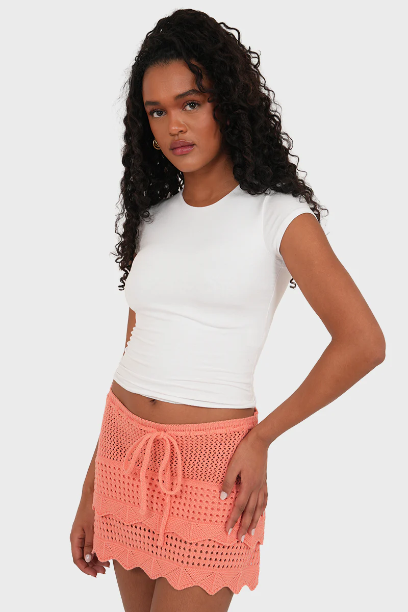 "Caro” skirt coral - Image 3