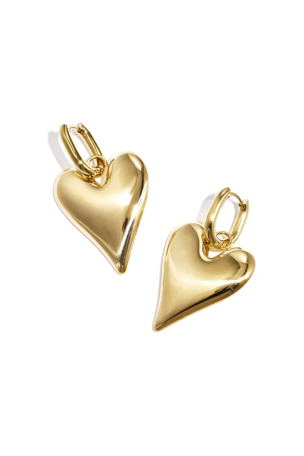 "Casual" heart earrings