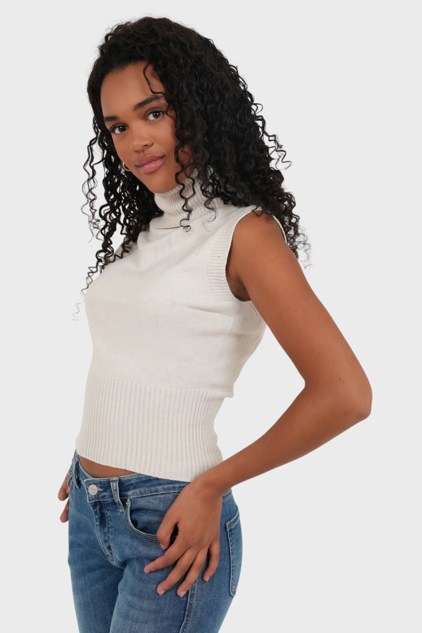 "Casual" top beige - Image 2