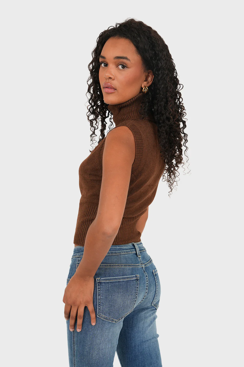 "Casual" top brown - Image 3