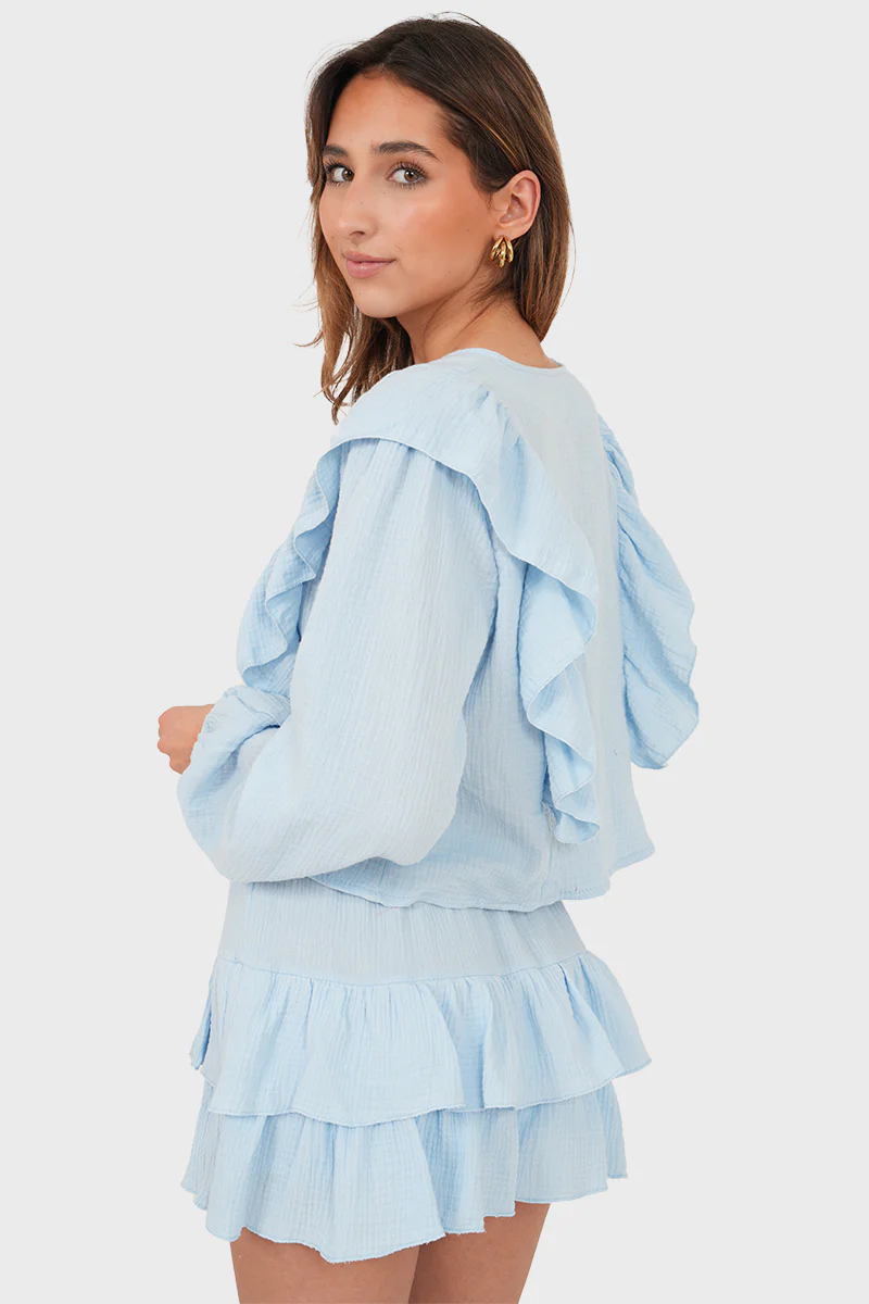 "Caya" skirt sky - Image 3