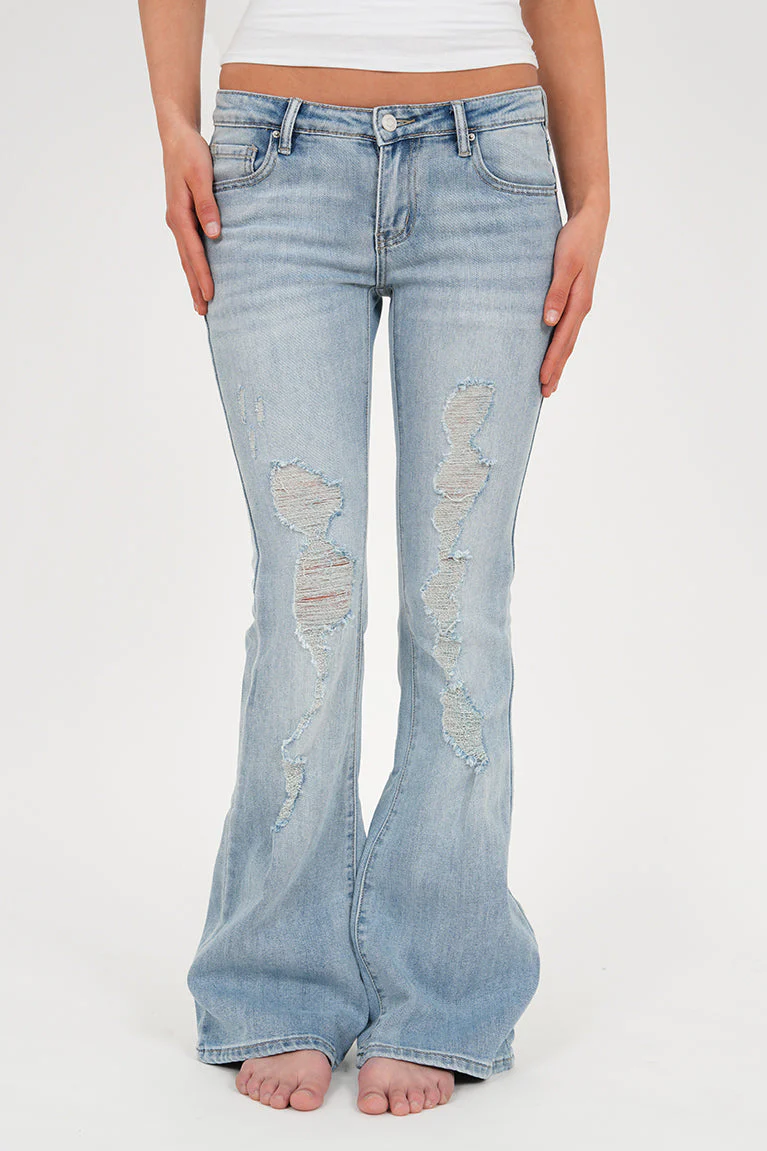 "Charlie" flared jeans light blue - Image 3