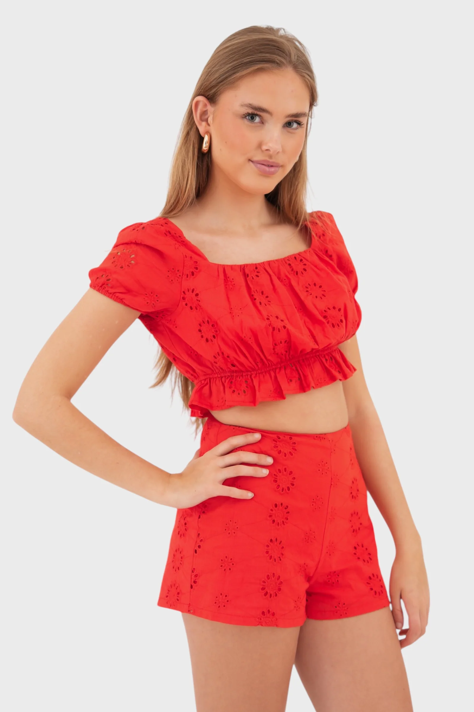 "Cherry" short red - Image 3