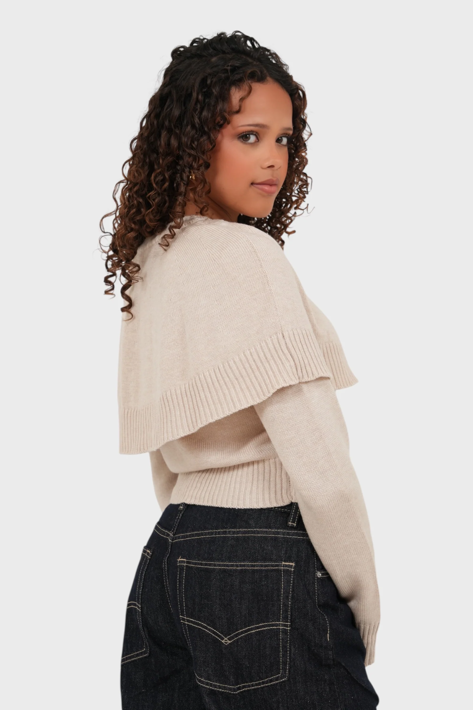 "Chloe" cardigan beige - Image 4