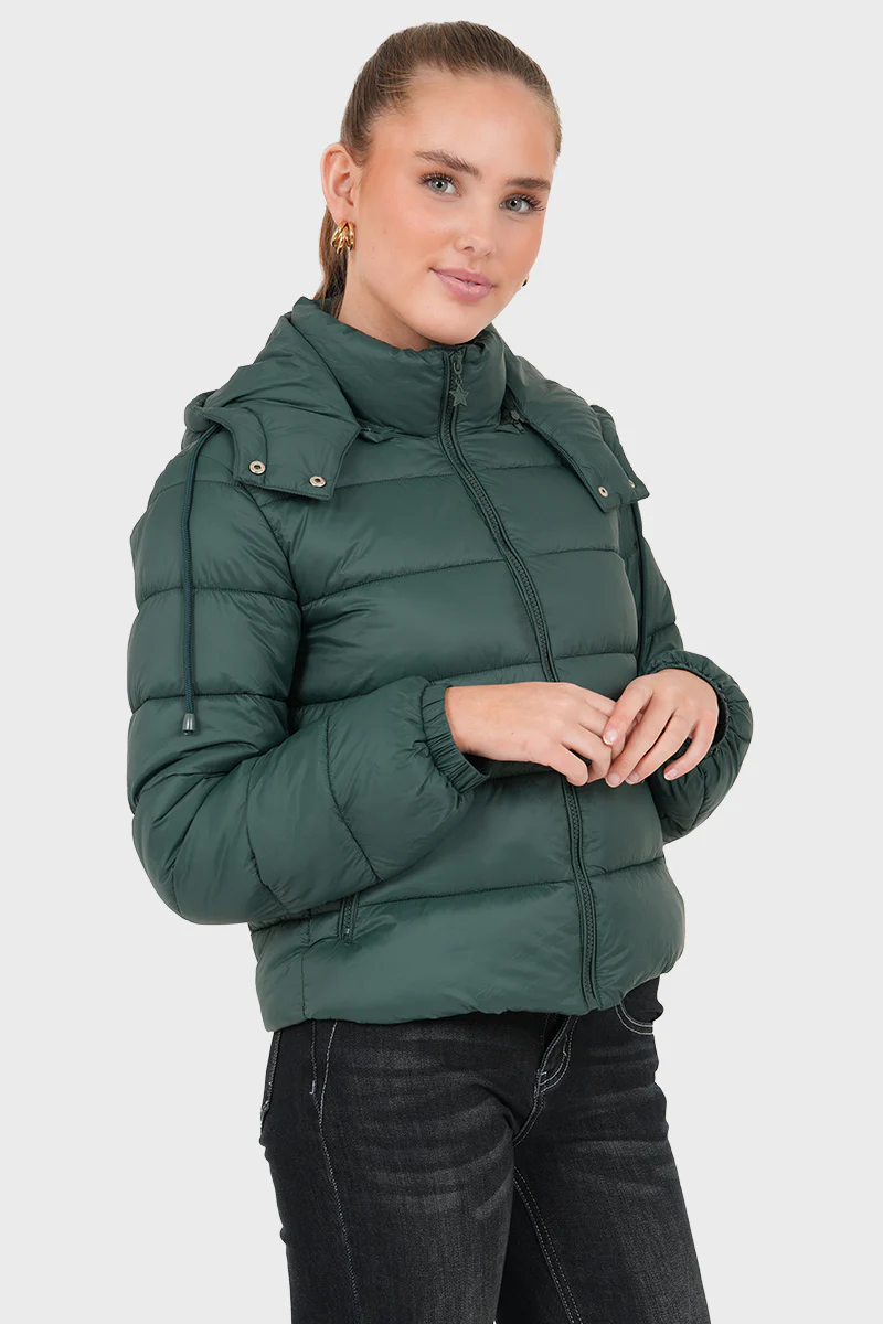 "Classic" puffer dark green - Image 3