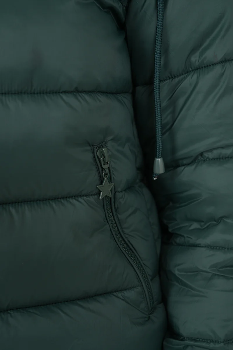 "Classic" puffer dark green - Image 5