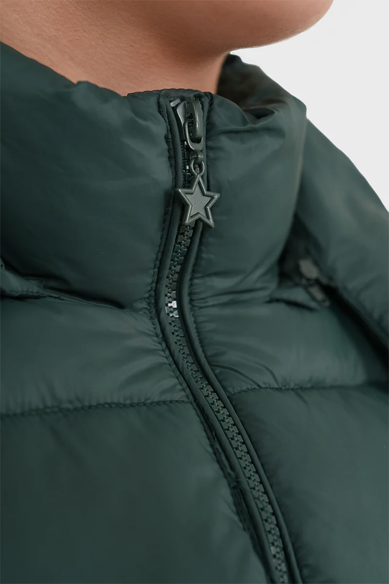 "Classic" puffer dark green - Image 6
