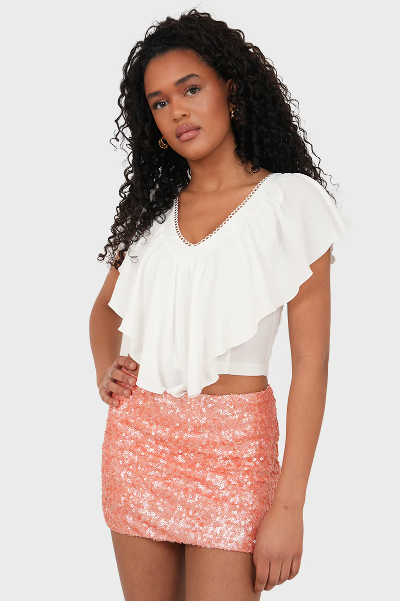 "Coast" skirt coral - Image 3