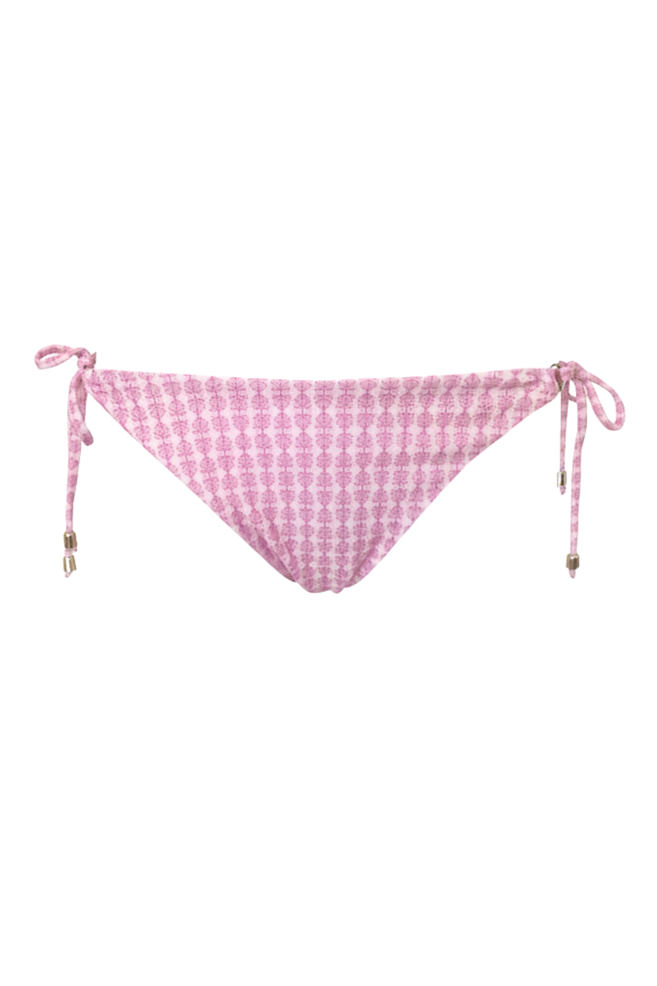 "Coastline" tied bikini bottom pink - Image 2