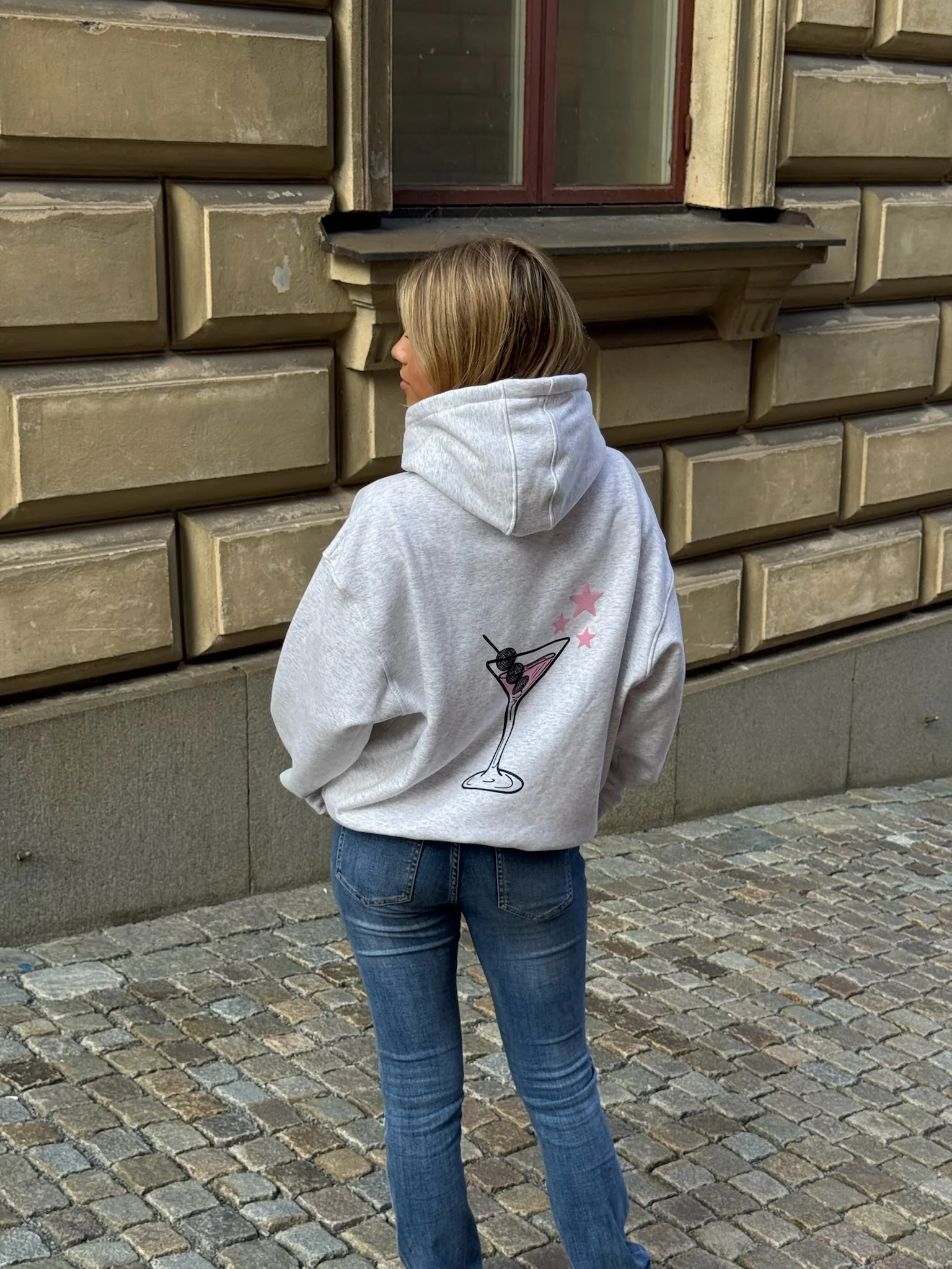 "Cocktail" hoodie grey - Image 6