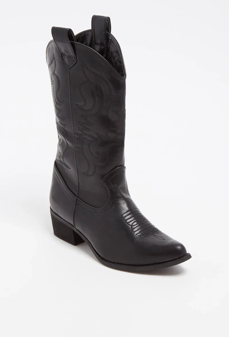 "Cowboy" boots black - Image 2