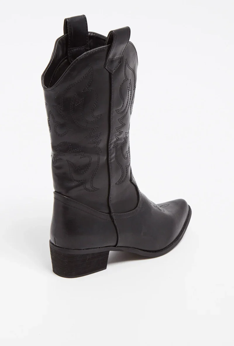 "Cowboy" boots black - Image 3