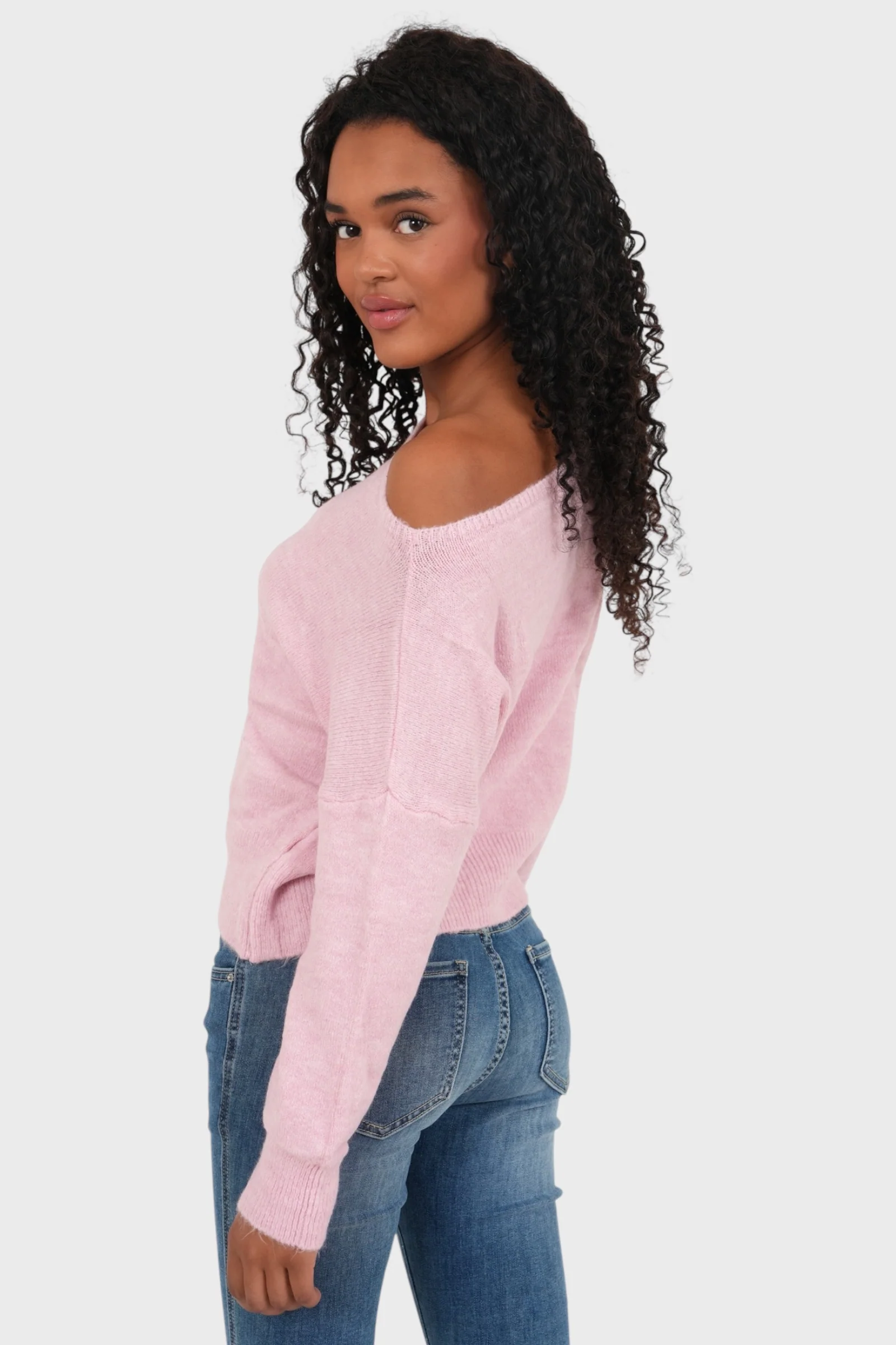 "Cozy" sweater baby pink - Image 3