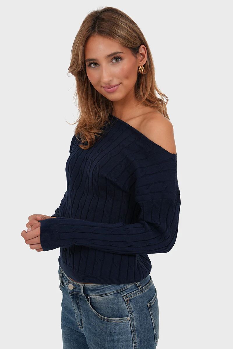 "Daphne" sweater navy - Image 2