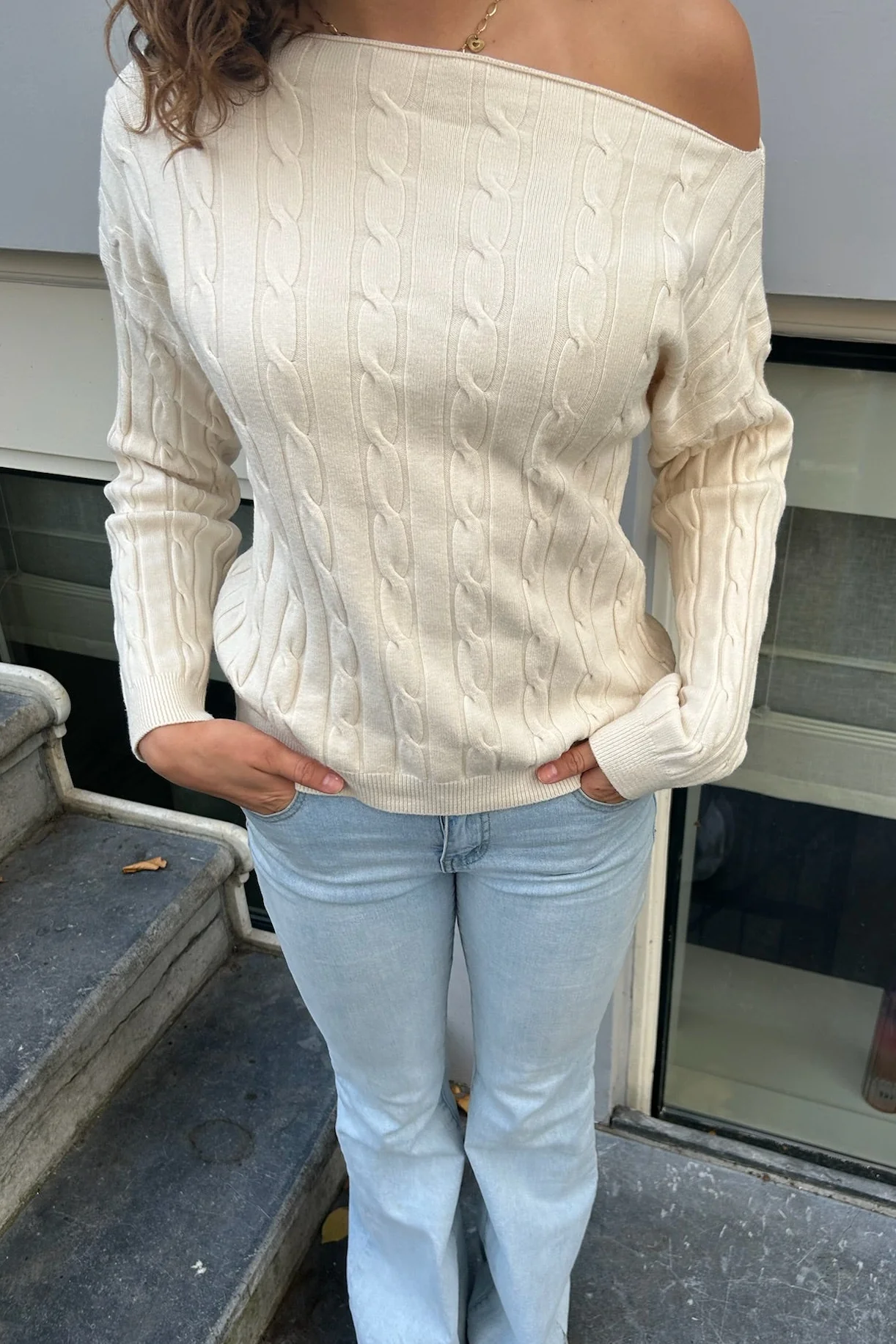 "Daphne" sweater white - Image 4