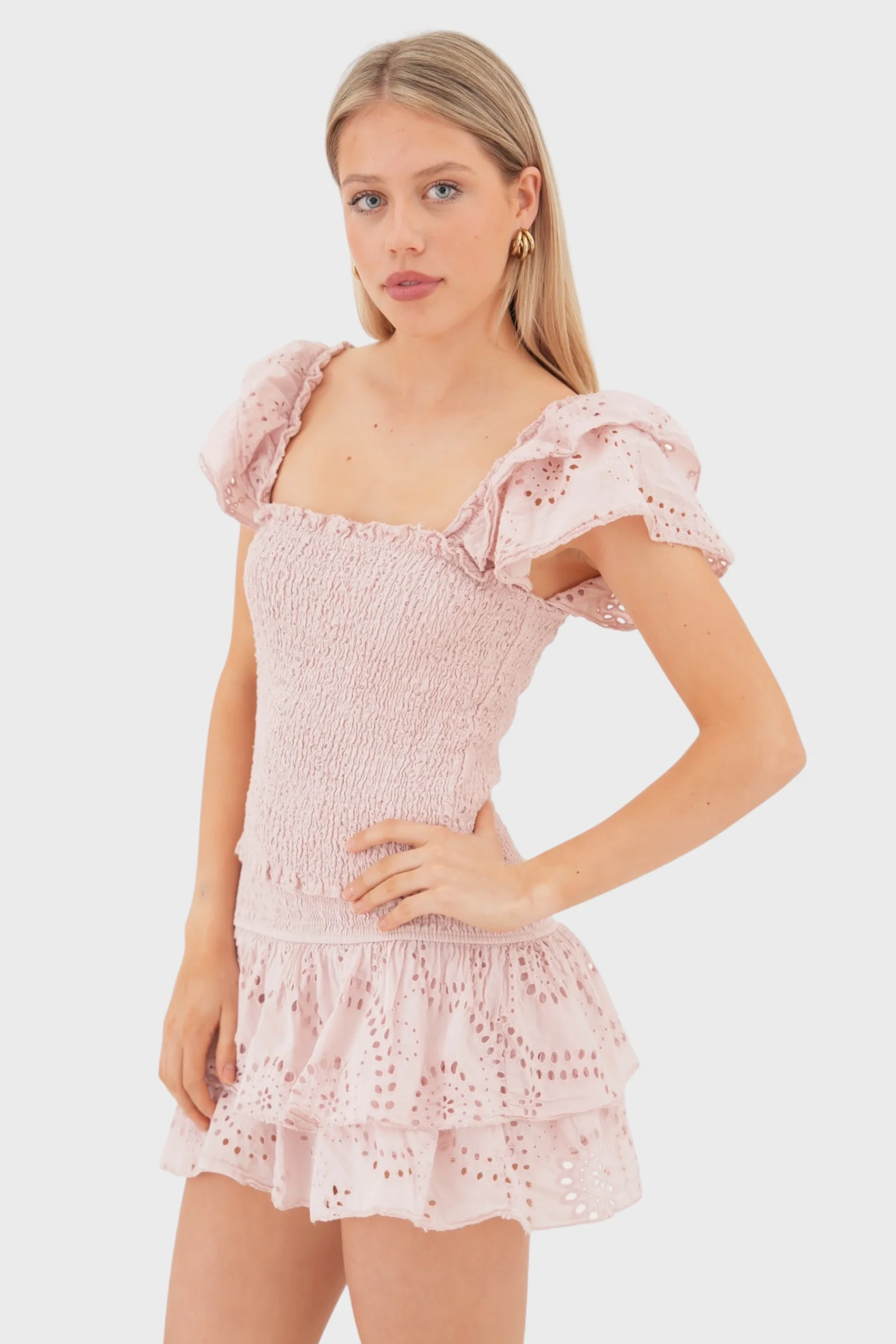 "Daydream" ruffle top pink - Image 4