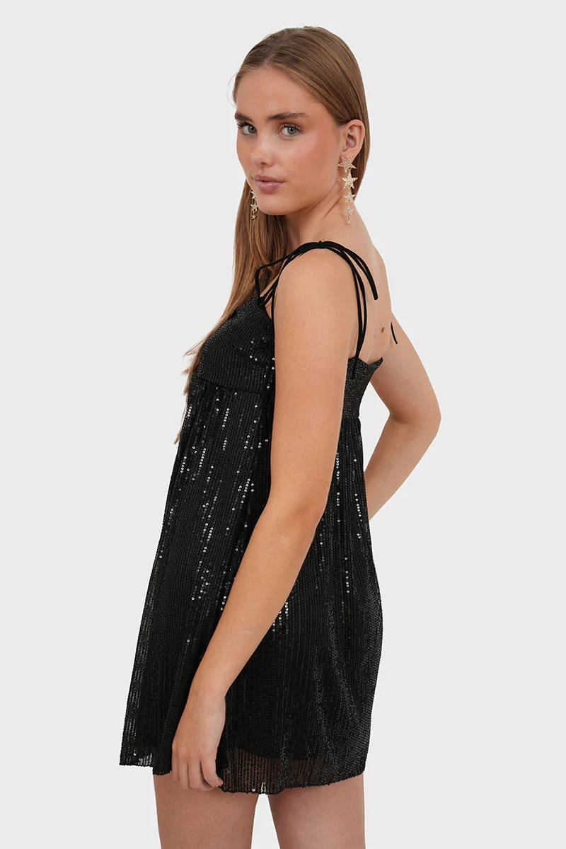 "Dazzle" dress black - Image 3