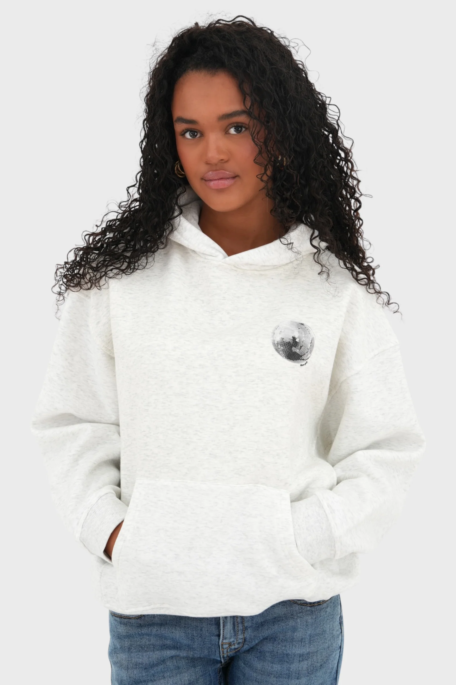 "Disco" hoodie grey - Image 3