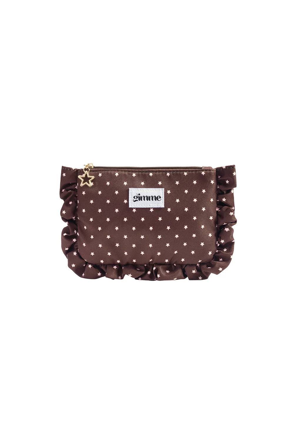 "Dots" pouch blue brown