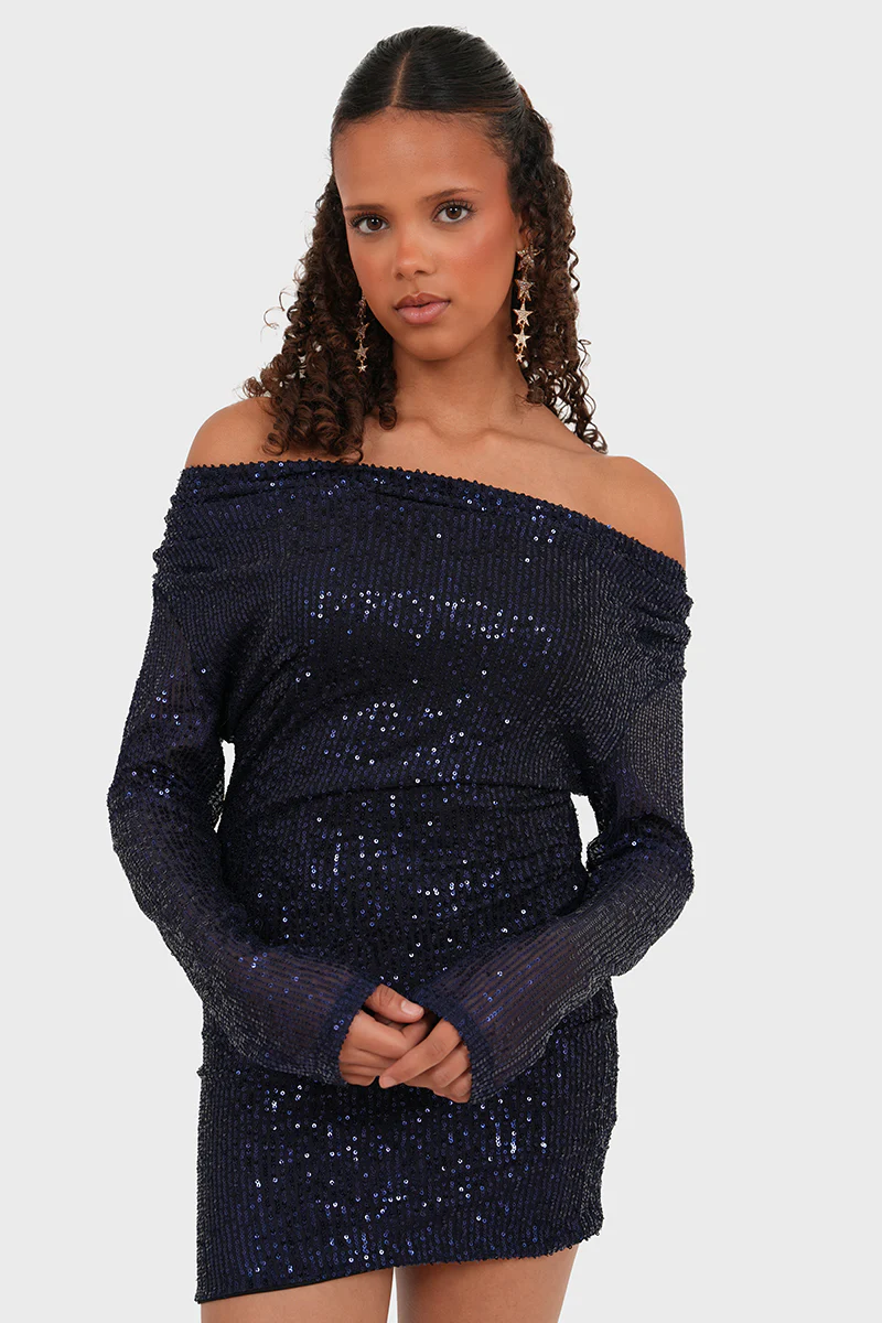 "Ellie" dress navy - Image 3